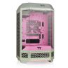 Caja ordenador gaming thermaltake the tower t300 matx cristal templado verde