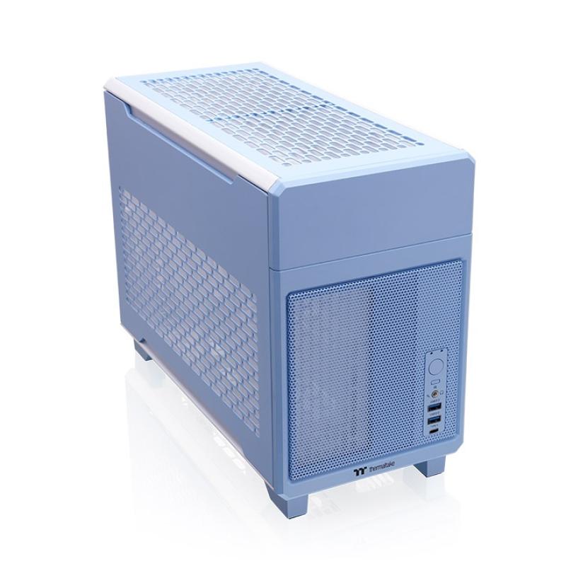 Caja ordenador gaming thermaltake tr100 matx azul