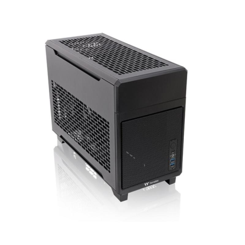 Caja ordenador gaming thermaltake tr100 matx negro
