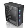 Caja ordenador gaming thermaltake v250g argb air atx cristal templado negra