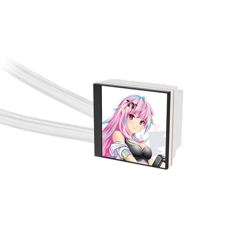 Kit refrigeracion liquida cpu thermaltake magfloe 420 argb 3x 140mm blanco