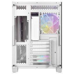 Caja ordenador gaming antec c5 curve argb atx cristal templado blanca