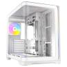 Caja ordenador gaming antec c5 curve argb atx cristal templado blanca