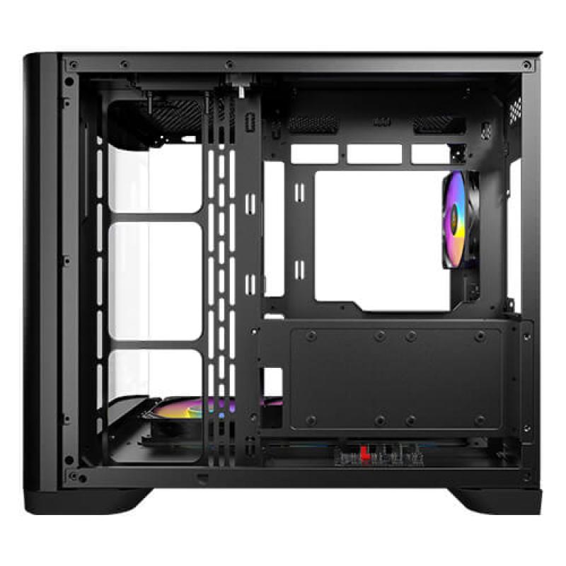 Caja ordenador gaming antec c5 curve argb atx cristal templado negra