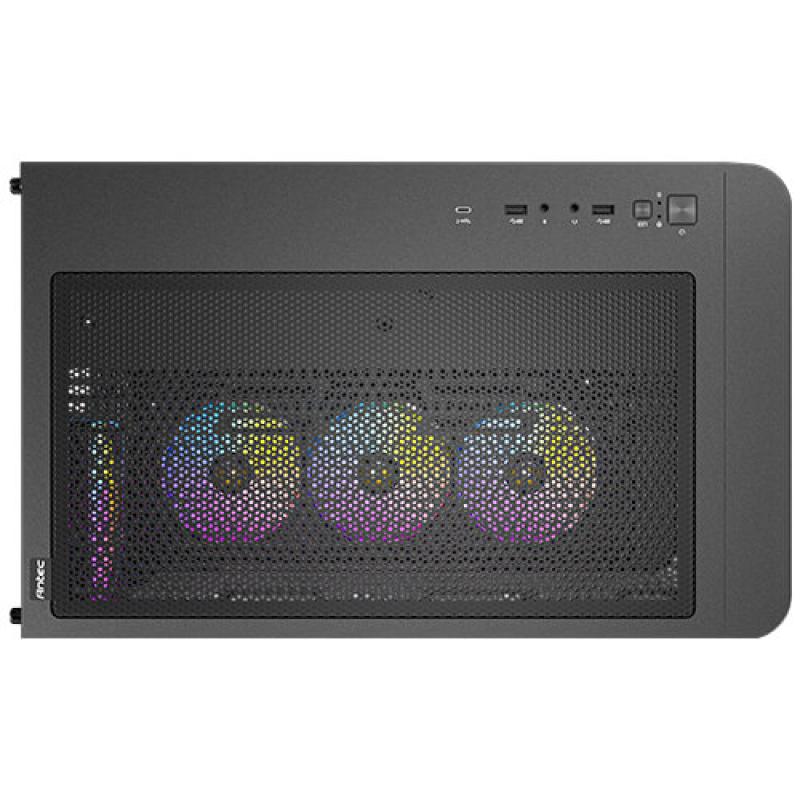 Caja ordenador gaming antec c5 curve argb atx cristal templado negra