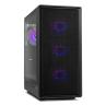 Caja ordenador gaming nox mesh infinity iota atx argb cristal templado negra