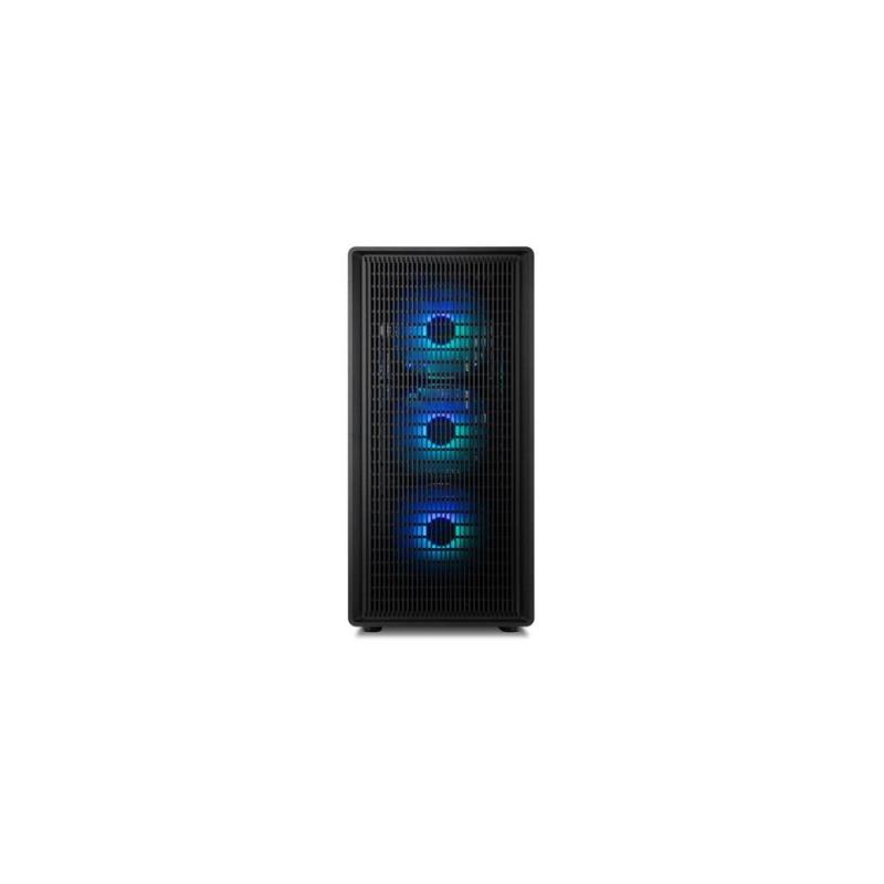 Caja ordenador gaming nox hummer signal atx argb cristal templado negro