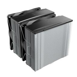 Ventilador disipador cpu be quiet pure rock pro 3 2 x 120mm negro