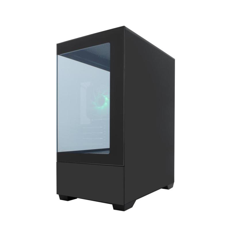 Caja ordenador gaming coolbox gm200 vision lite matx argb cristal templado negra