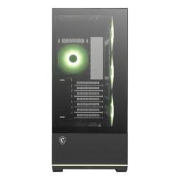 Caja ordenador gaming msi mag pano 110r pz atx rgb cristal templado negra