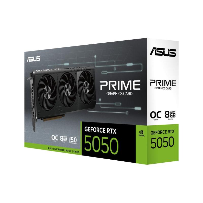 Tarjeta graficas asus prime rtx 5050 8gb gddr6 - 3x dp - 1x hdmi pci express 5.0