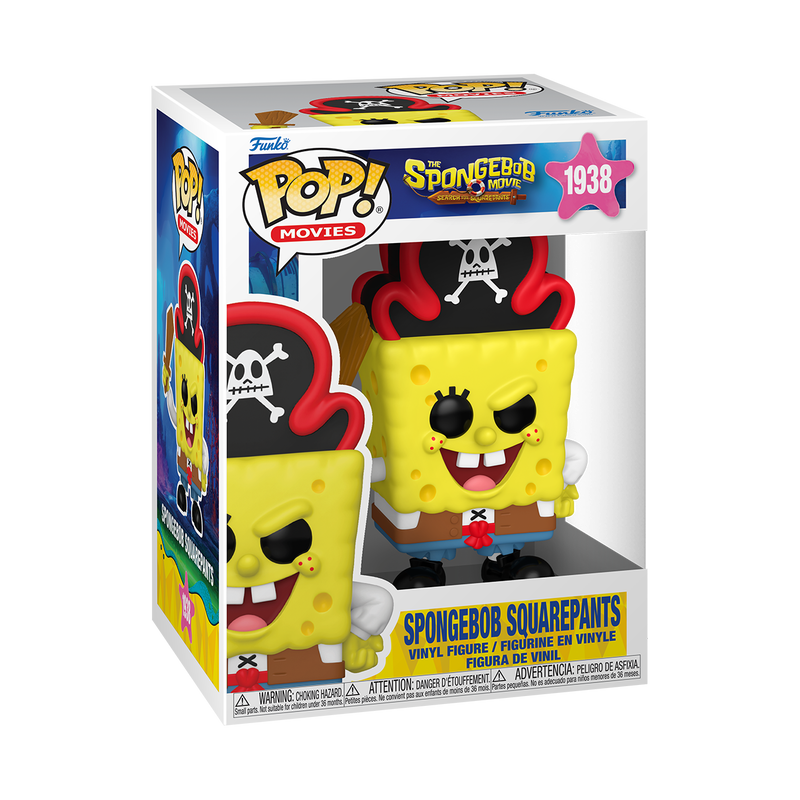 Funko pop! nickelodeon bob esponja pirata