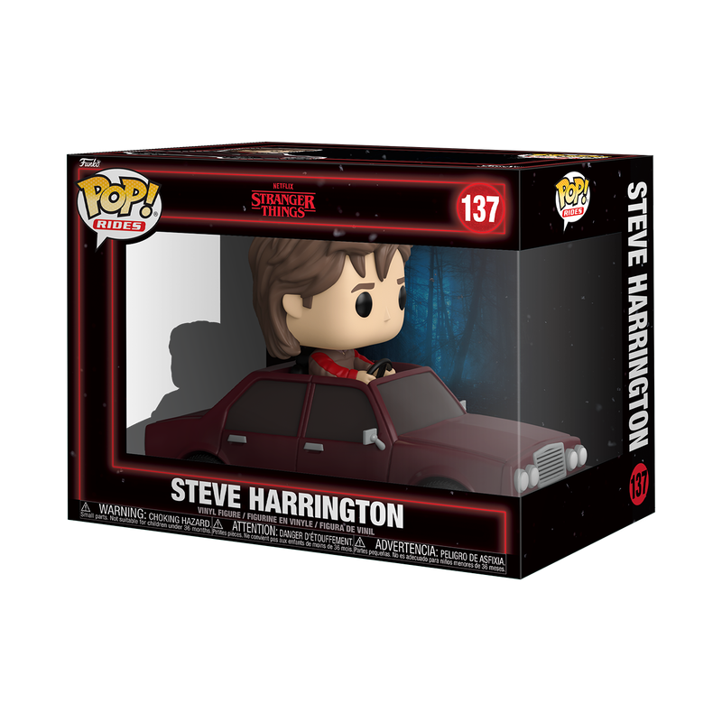 Funko pop! tv stranger things steve harrington con coche