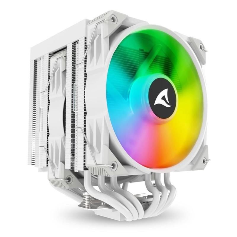 Ventilador cpu sharkoon a60 rgb 120mm blanco