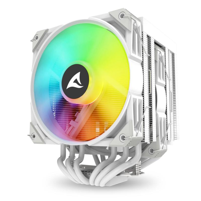 Ventilador cpu sharkoon a60 rgb 120mm blanco