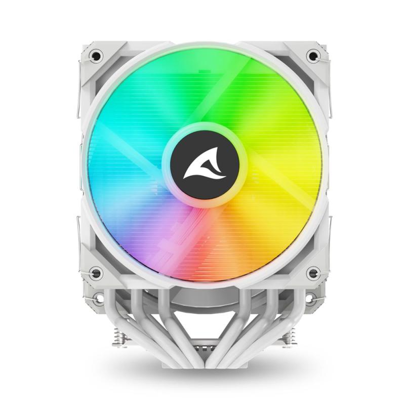 Ventilador cpu sharkoon a60 rgb 120mm blanco
