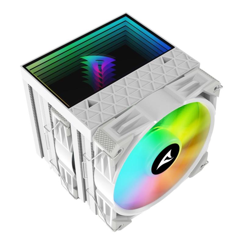 Ventilador cpu sharkoon a60 rgb 120mm blanco