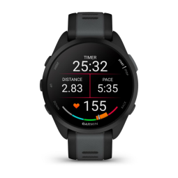 Smartwatch garmin forerunner 165 music negro gris