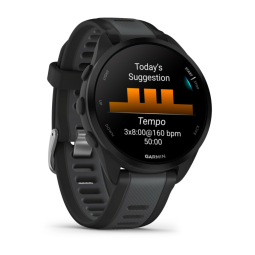Smartwatch garmin forerunner 165 music negro gris