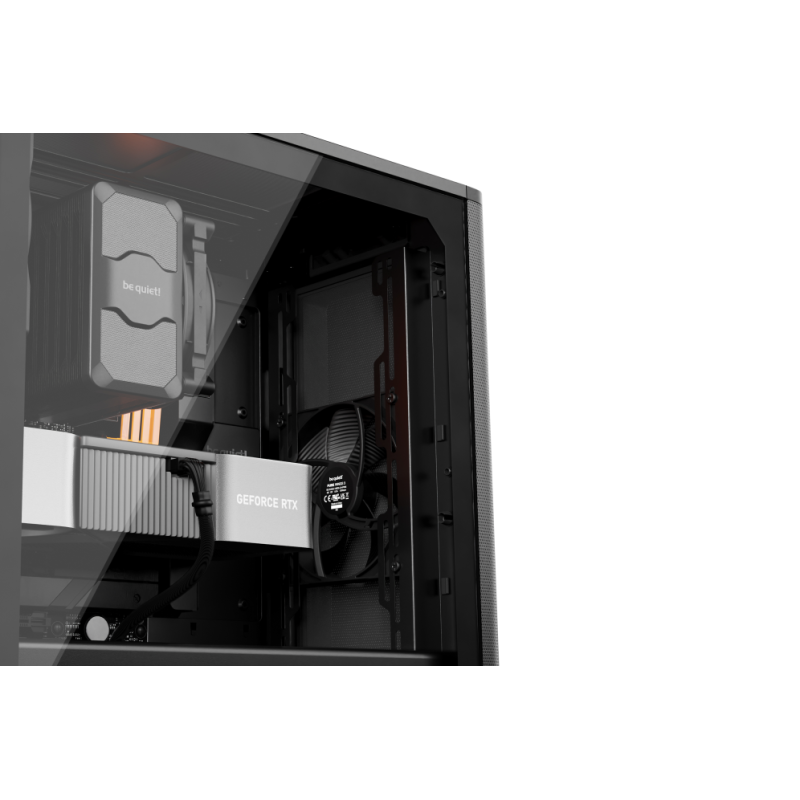 Caja ordenador bequiet pure base airflow 501 atx cristal templado negra