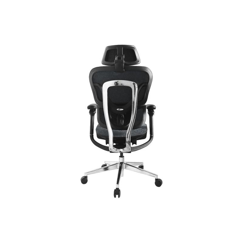 Silla de oficina ergonomica equip 651052 premium color negro azulado tapiceria malla 5 posiciones