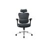Silla de oficina ergonomica equip 651052 premium color negro azulado tapiceria malla 5 posiciones