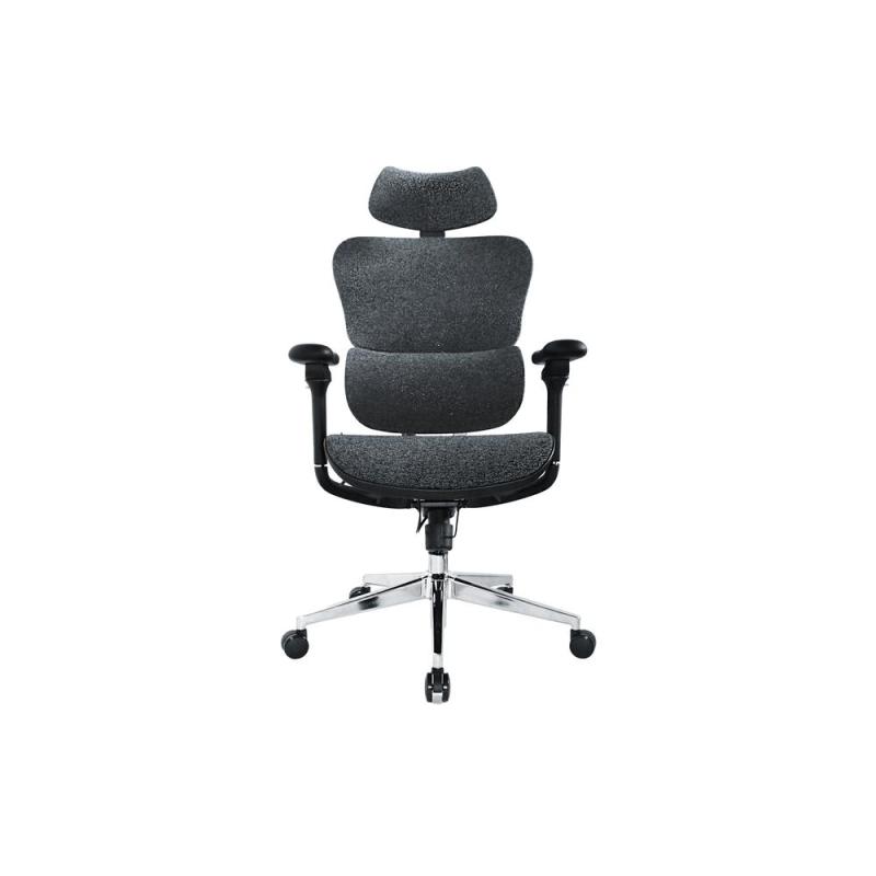 Silla de oficina ergonomica equip 651052 premium color negro azulado tapiceria malla 5 posiciones