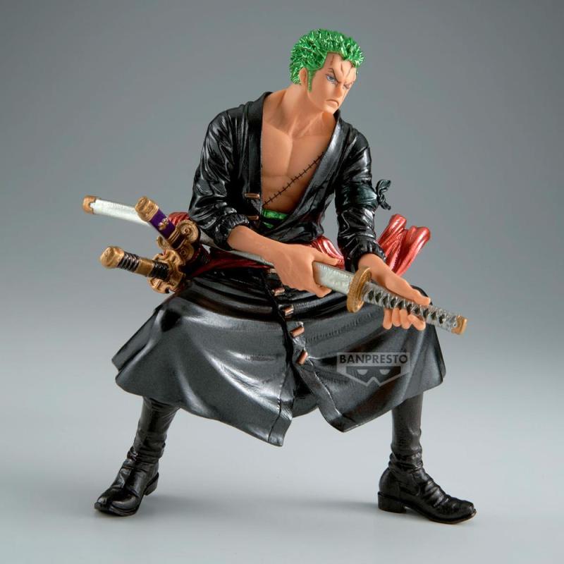 Figura banpresto one piece king of artist roronoa zoro & sanji special ver. - (a:roronoa zoro)