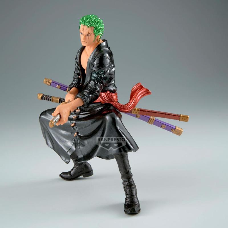 Figura banpresto one piece king of artist roronoa zoro & sanji special ver. - (a:roronoa zoro)