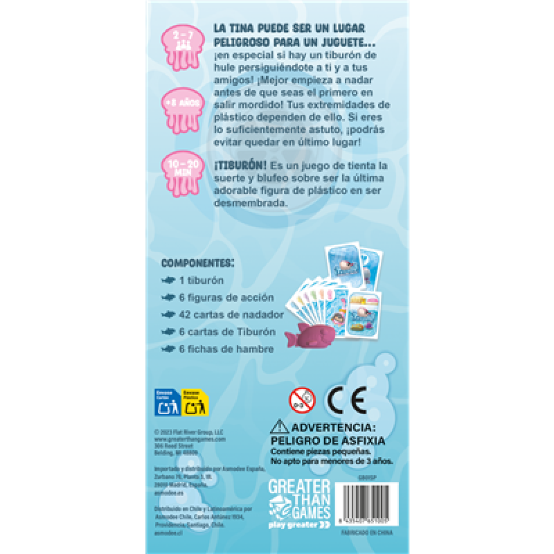 Juego de mesa ¡tiburón!