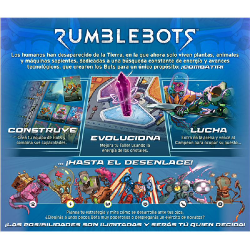Juego de mesa rumblebots