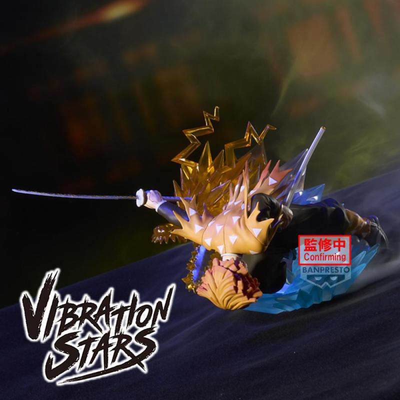 Figura banpresto demon slayer: kimetsu no yaiba vibration stars plus zenitsu agatsuma