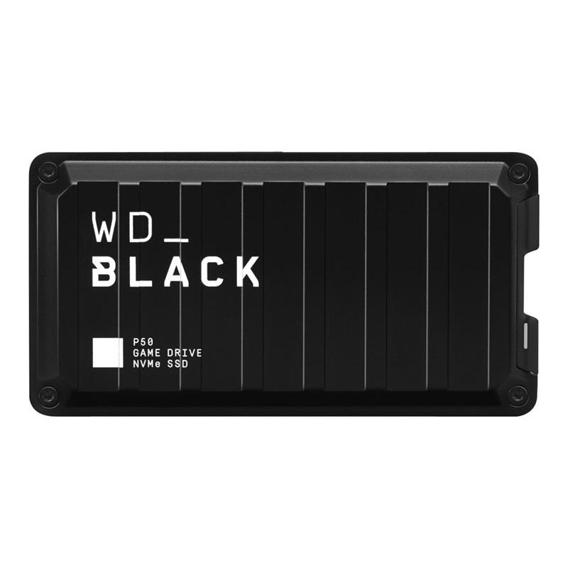 Disco duro externo hdd wd western digital 500gb black p50 game drive ssd usb tipo c - Imagen 1