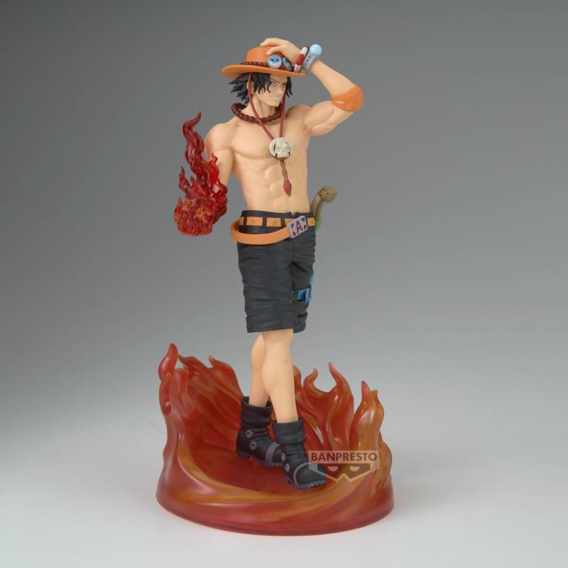 Figura banpresto one piece the shukko logia portgas d.ace special edition