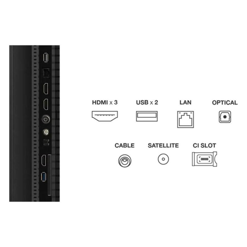 Tv tcl 50 pulgadas qled 4k uhd - 50p7k - google tv