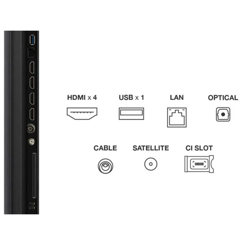 Tv tcl 55 pulgadas miniled 4k uhd - 55c6k - google tv