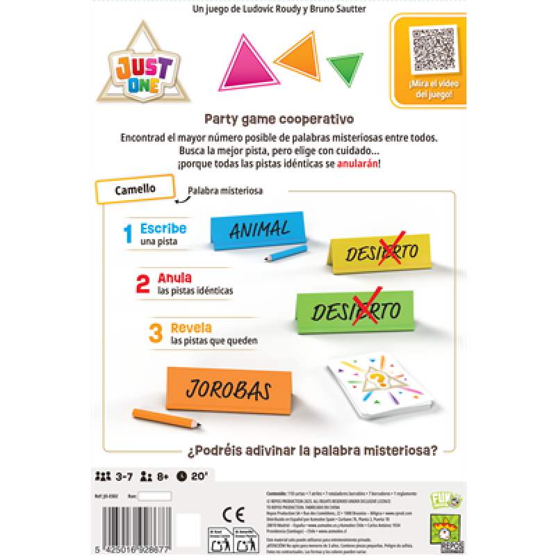 Juego de mesa just one