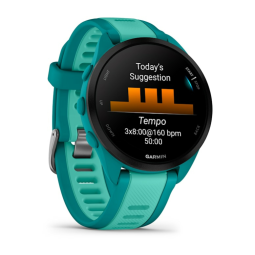 Smartwatch garmin forerunner 165 music azul