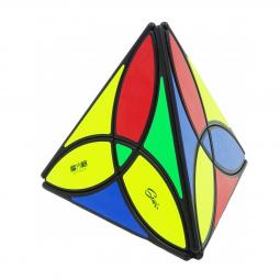 Cubo de rubik qiyi clover pyraminx negro - Imagen 1