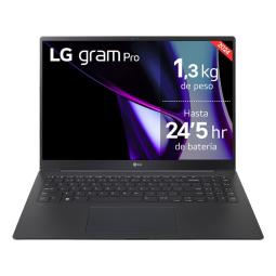 Portatil lg gram pro 16zd90sp - a.ax78b u7 - 155h - 32gb - ssd 1tb - rtx 3050 - 16 pulgadas - freedos