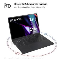 Portatil lg gram pro 16zd90sp - a.ax78b u7 - 155h - 32gb - ssd 1tb - rtx 3050 - 16 pulgadas - freedos