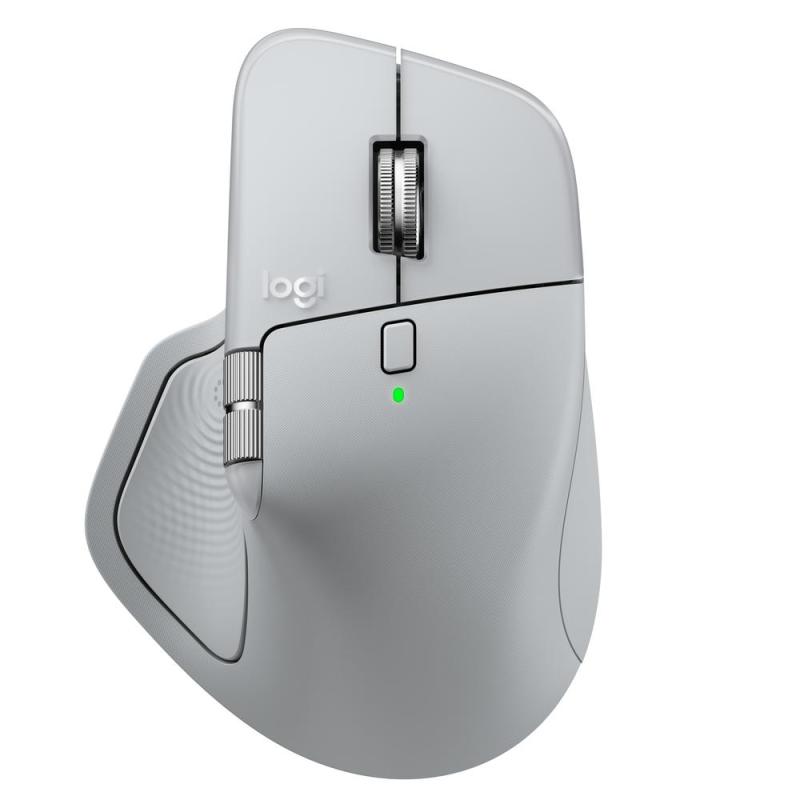 Raton inalambrico logitech mx master 4 gris wireless & bluetooth 8000dpi bateria