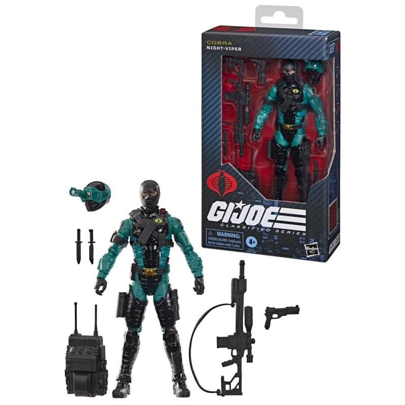 Figura hasbro g.i. joe classified series night - viper