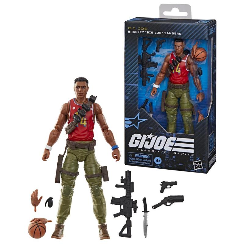 Figura hasbro g.i. joe classified series bradley pulgadasbig lob pulgadas sanders