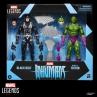 Pack 2 figuras hasbro marvel legends series black bolt & marvel's triton