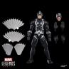 Pack 2 figuras hasbro marvel legends series black bolt & marvel's triton