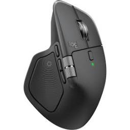 Raton inalambrico logitech mx master 4 negro wireless & bluetooth 8000dpi bateria