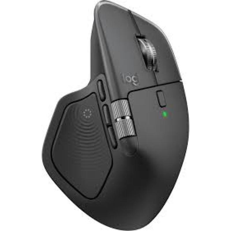 Raton inalambrico logitech mx master 4 negro wireless & bluetooth 8000dpi bateria