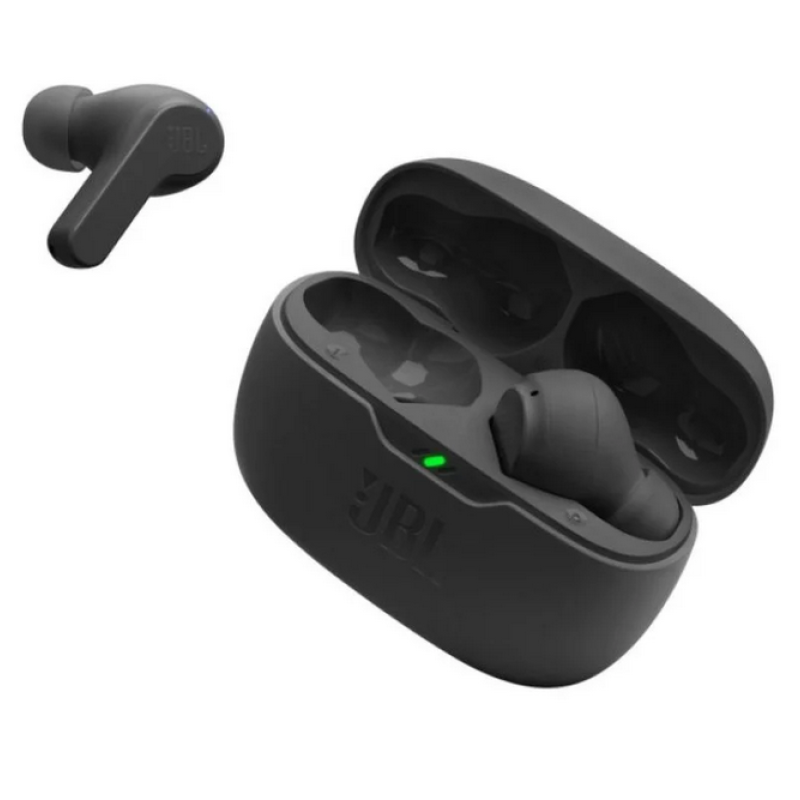 Auriculares inalambricos jbl wave beam black color negro