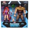 Pack 2 figuras hasbro marvel legends series inhumans marvel's medusa & marvel's gorgon